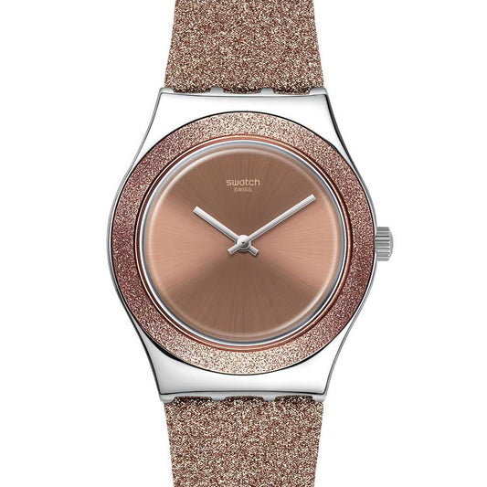 Swatch Irony Medium Rose Sparkle YLS220