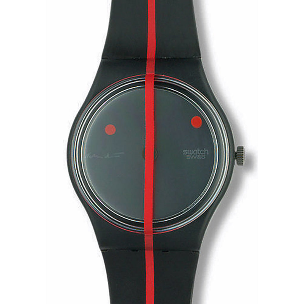 Swatch Gent Special Rosso sur Blackout GZ119