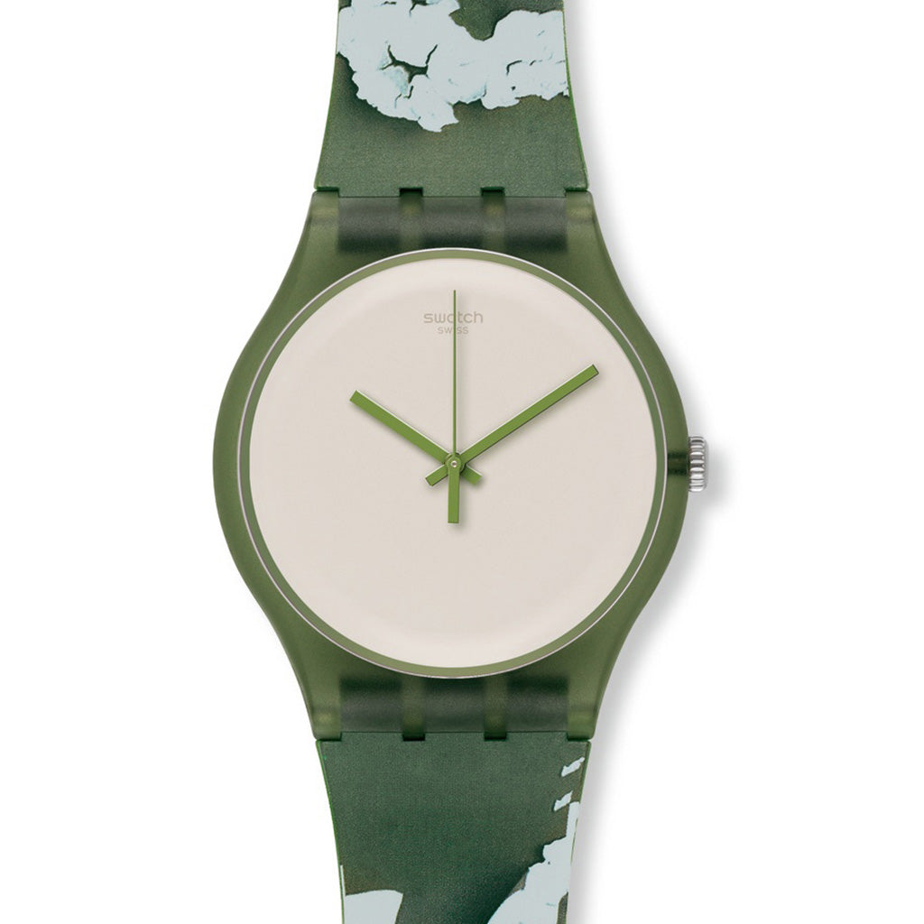 Swatch New Gent Rough Green SUOG105