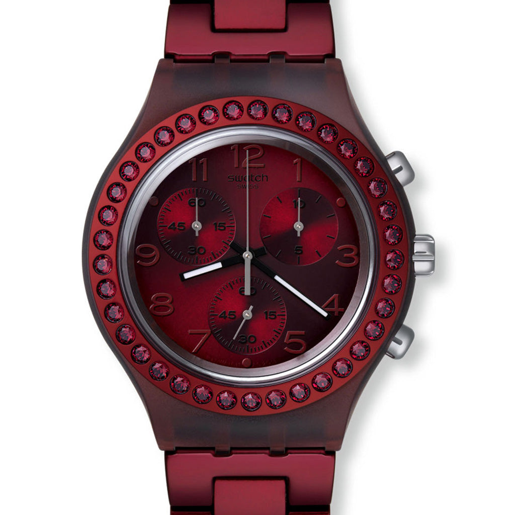Swatch Irony Diaphane Chrono Ruby Brillance SVCR1000AG