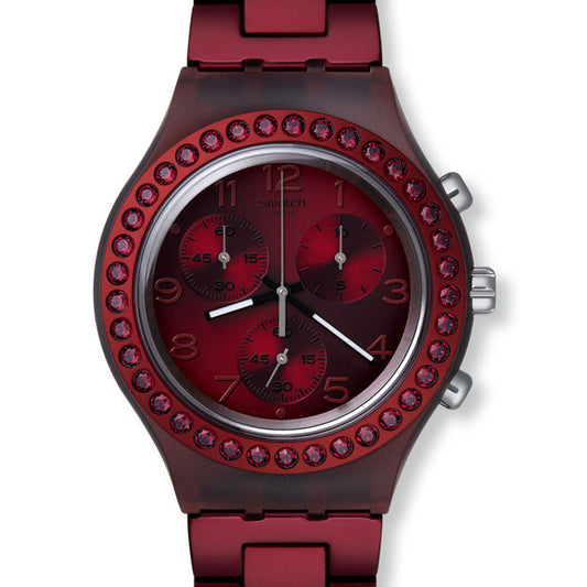 Swatch Irony Diaphane Chrono Ruby Brillance SVCR1000AG