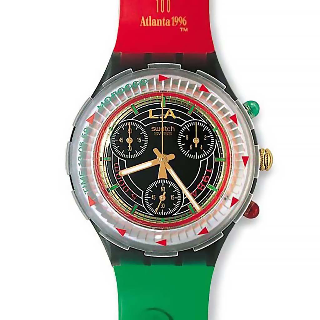 Swatch Midi Aqua Chrono Said Aouita SEZ101