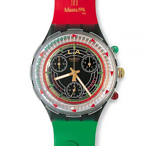 Swatch Midi Aqua Chrono Said Aouita SEZ101
