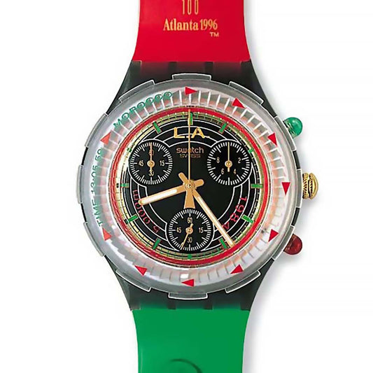 Swatch Midi Aqua Chrono Said Aouita SEZ101