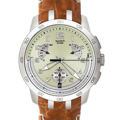 Swatch Irony Retrograde Chrono Sand Structure YRS401