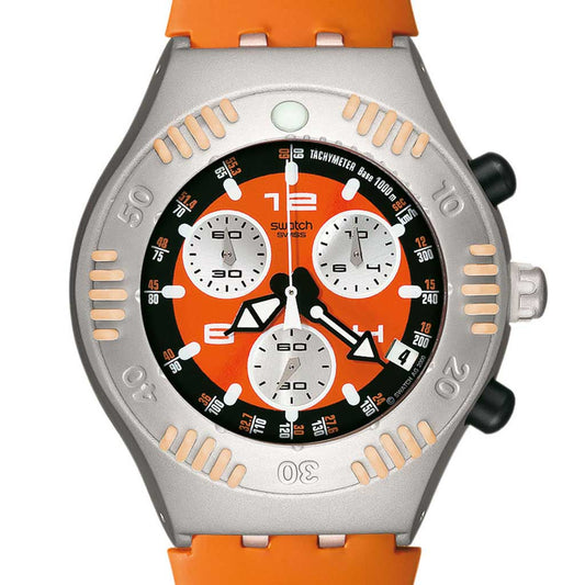 Swatch Irony Scuba 200 Chrono Satsuma YBS4006
