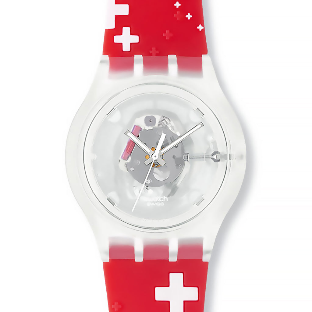 Swatch Jelly in Jelly SCHWEIZER NATIONALFEIERTAG SUJK106D