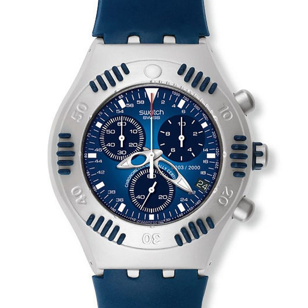 Swatch Irony Scuba 200 Chrono Sea Counter Chronometer YBZ4000STD