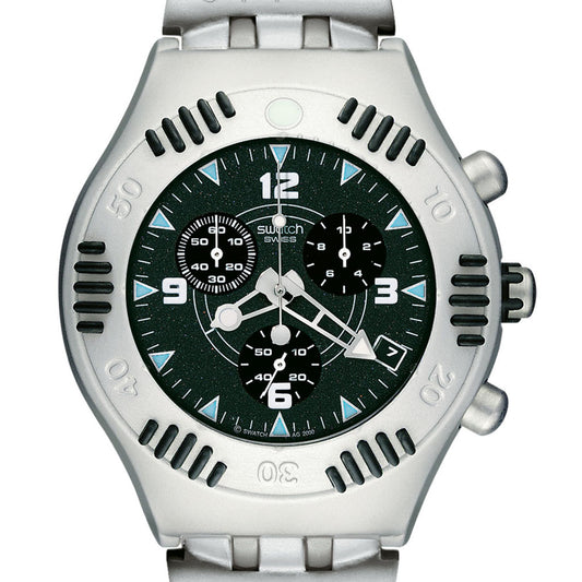 Swatch Irony Scuba 200 Chrono Seafront YBS4008AG
