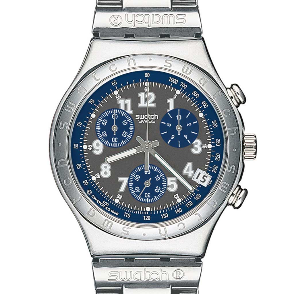 Swatch Irony Chrono Secret Agent Grey YCS404G