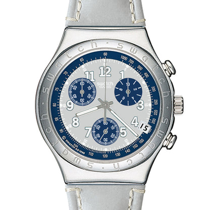 Swatch Irony Chrono Secret Agent Light Grey YCS403D