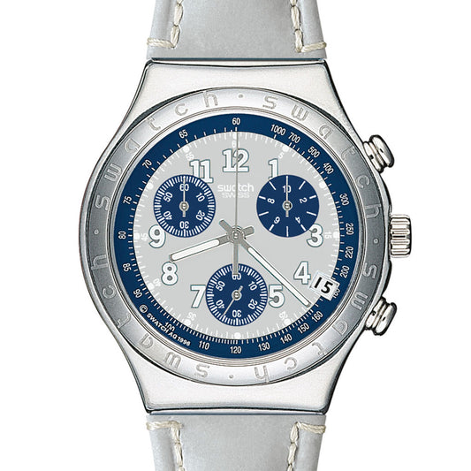 Swatch Irony Chrono Secret Agent Light Grey YCS403D