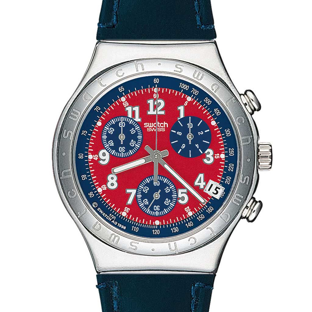 Swatch Irony Chrono Secret Agent Red YCS405