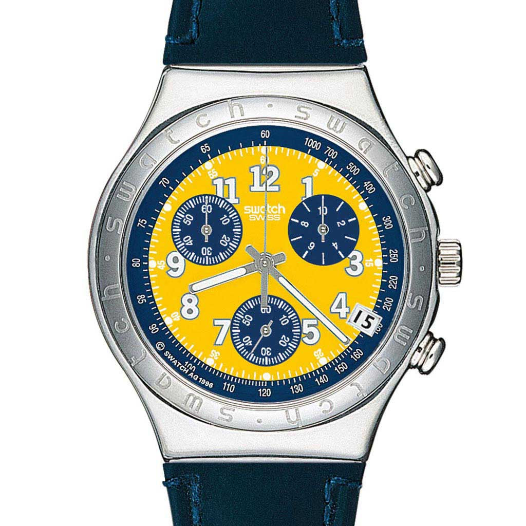Swatch Irony Chrono Secret Agent Yellow YCS406