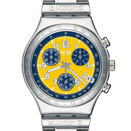 Swatch Irony Chrono Secret Agent Yellow YCS406G