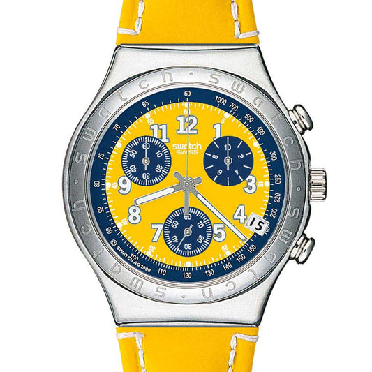 Swatch Irony Chrono Secret Agent Yellow YCS406D