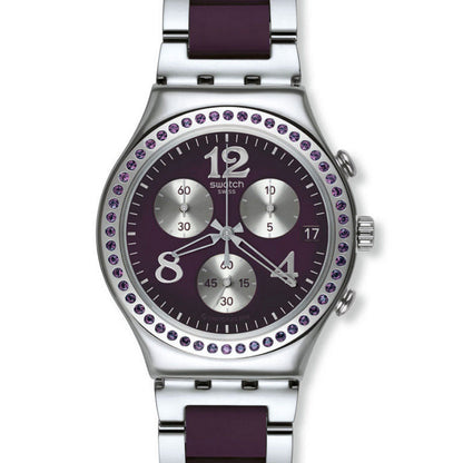 Swatch Irony Chrono Secret Thought Aubergine YCS573G