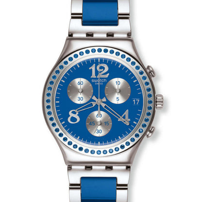 Swatch Irony Chrono SECRET THOUGHT BLUE YCS553G