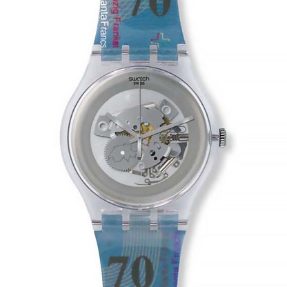 Swatch New Gent Special SEPTANTE BLUE / SWISS NATIONALBANK SUOZ181