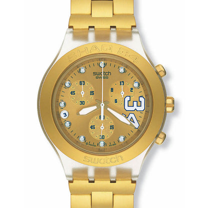 Swatch Irony Diaphane Chrono Shaq 34 Gold SVCK4008G