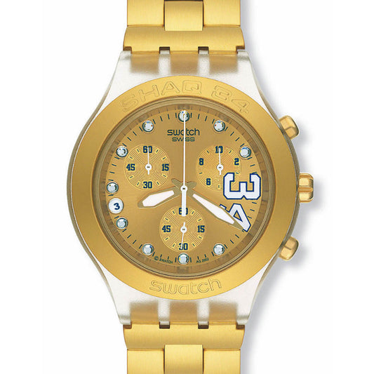 Swatch Irony Diaphane Chrono Shaq 34 Gold SVCK4008G