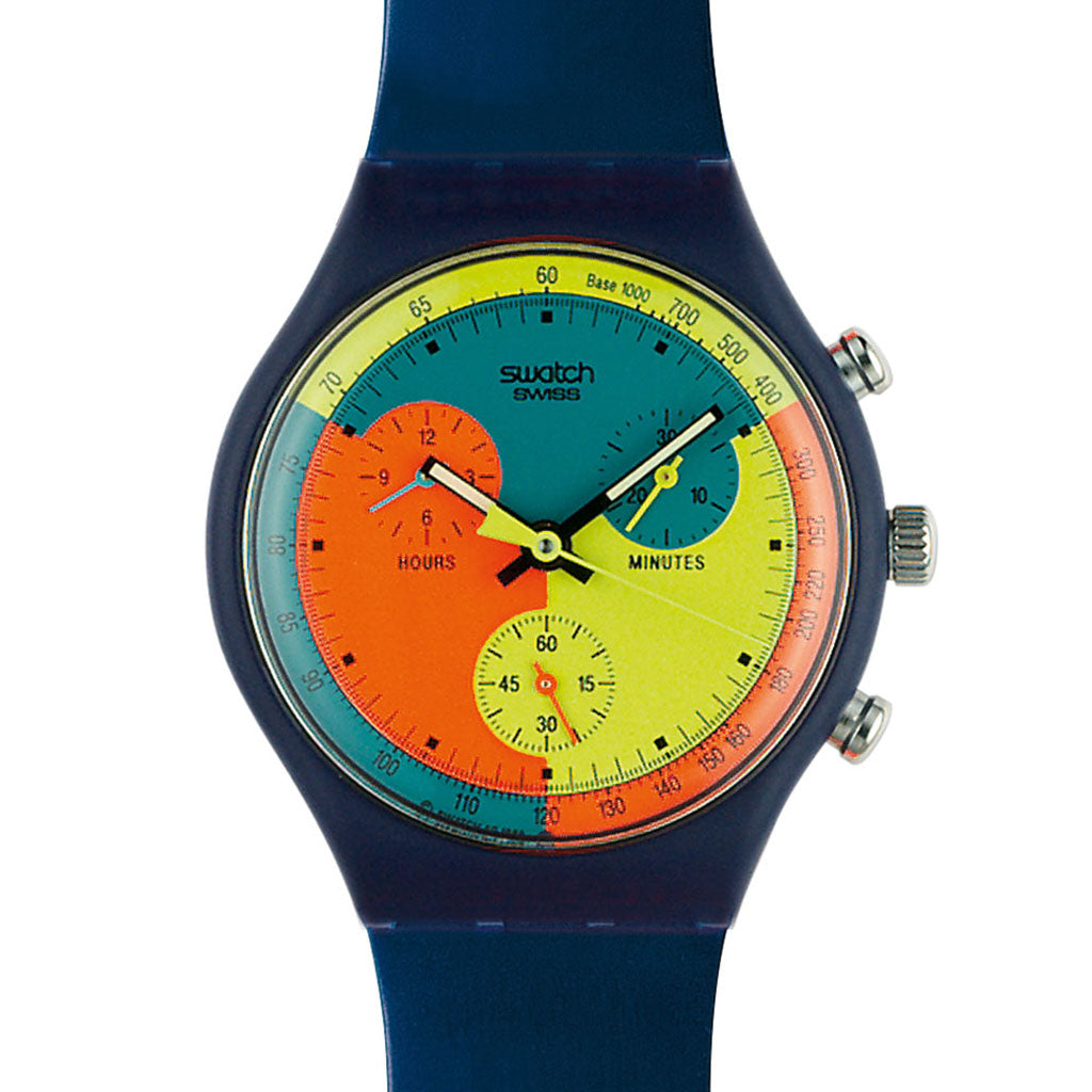 Swatch Chrono Signal Flag Blue SCN101C