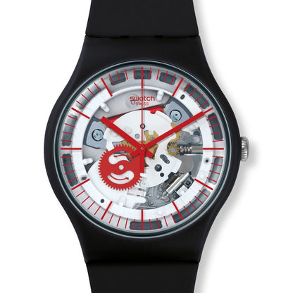 Swatch New Gent Siliblack SUOB153