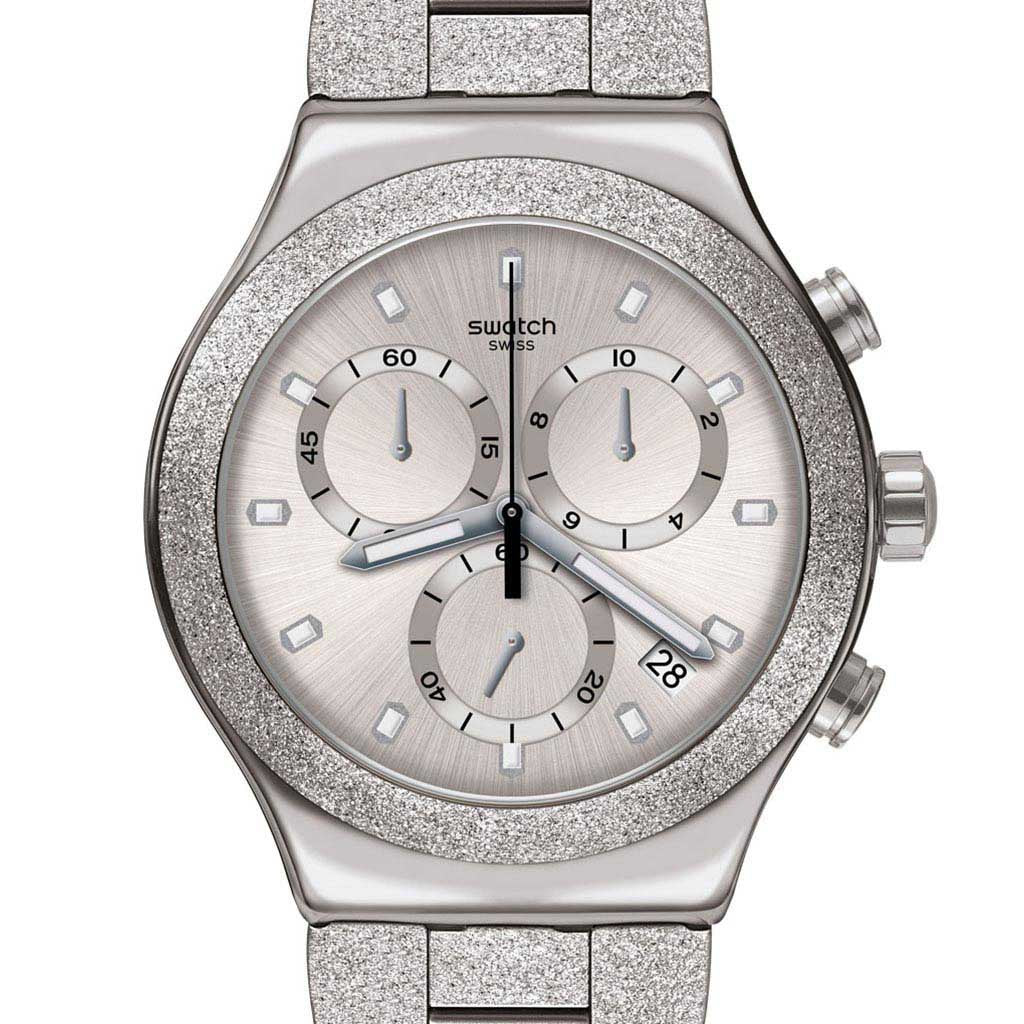 Swatch Irony New Chrono Silver Explosion YVS472G