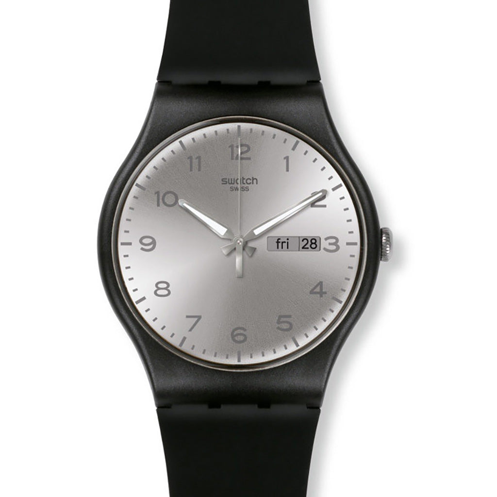 Swatch New Gent Silver Friend SUOB717
