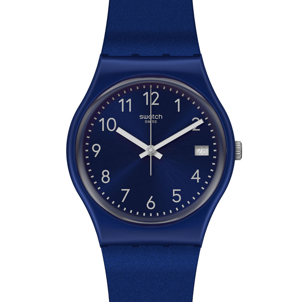 Swatch Gent Silver In Blue GN416