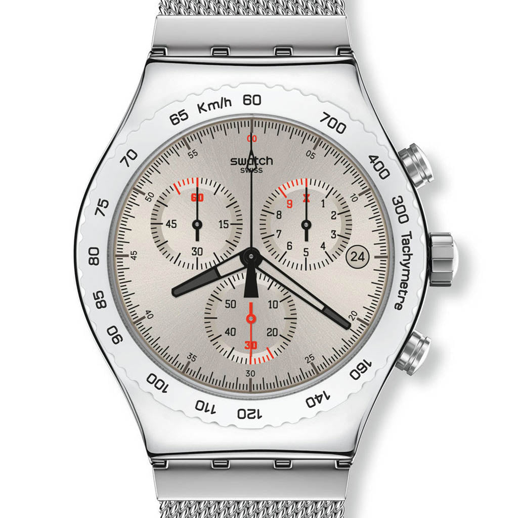 Swatch Irony New Chrono SILVERISH YVS405G