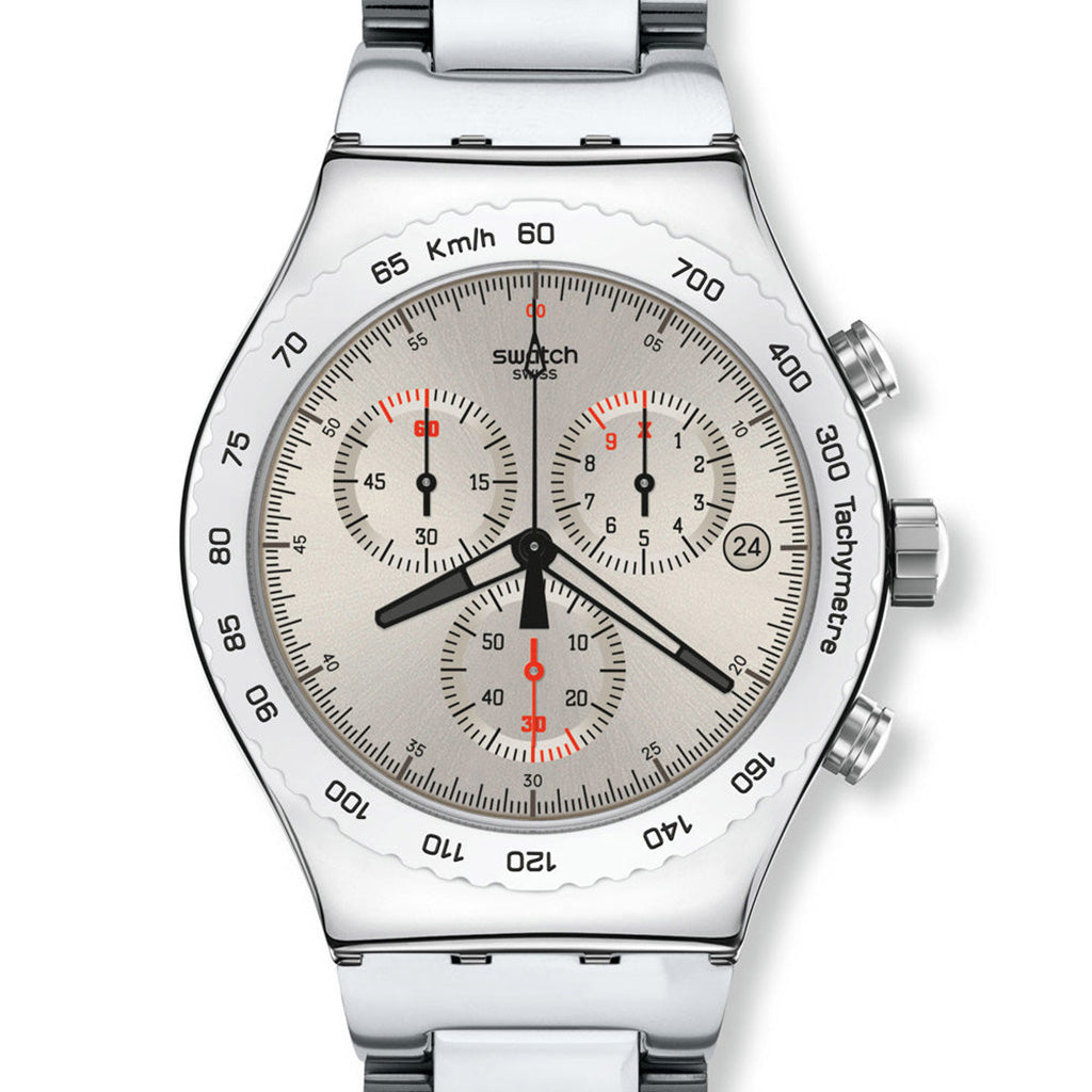 Swatch Irony New Chrono SILVERISH TOO YVS405GC