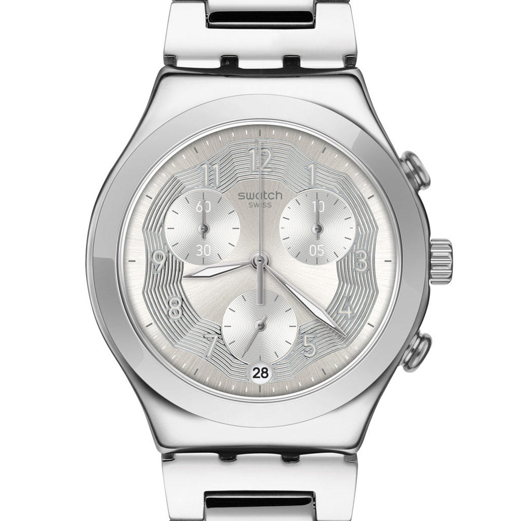 Swatch Irony Chrono Silver Ring YCS604G
