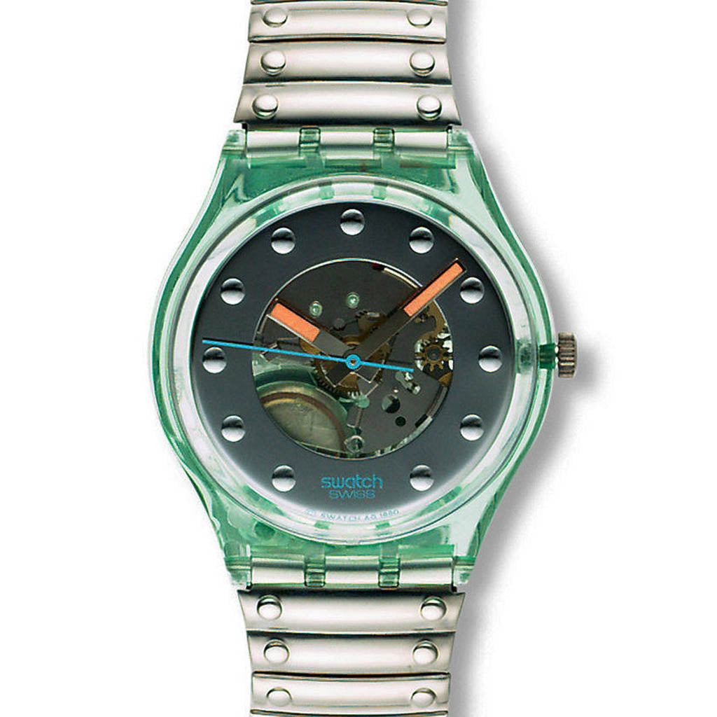 Swatch Gent Flex Silver Rivet GG107 GG108