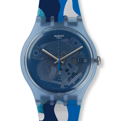 Swatch New Gent Club Speacial SILVERSCAPE SUOZ215