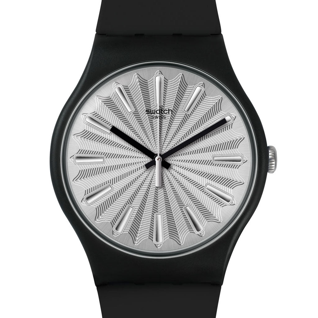 Swatch New Gent Silver Shield SUOB172