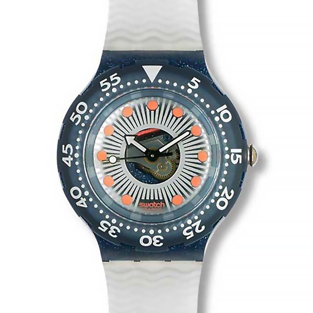 Swatch Scuba 200 SILVER TRACE SDN107