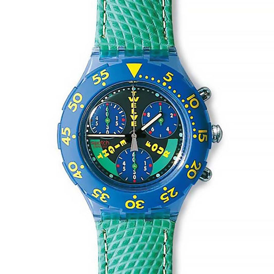 Swatch Midi Aqua Chrono Slamma Jam SBK105