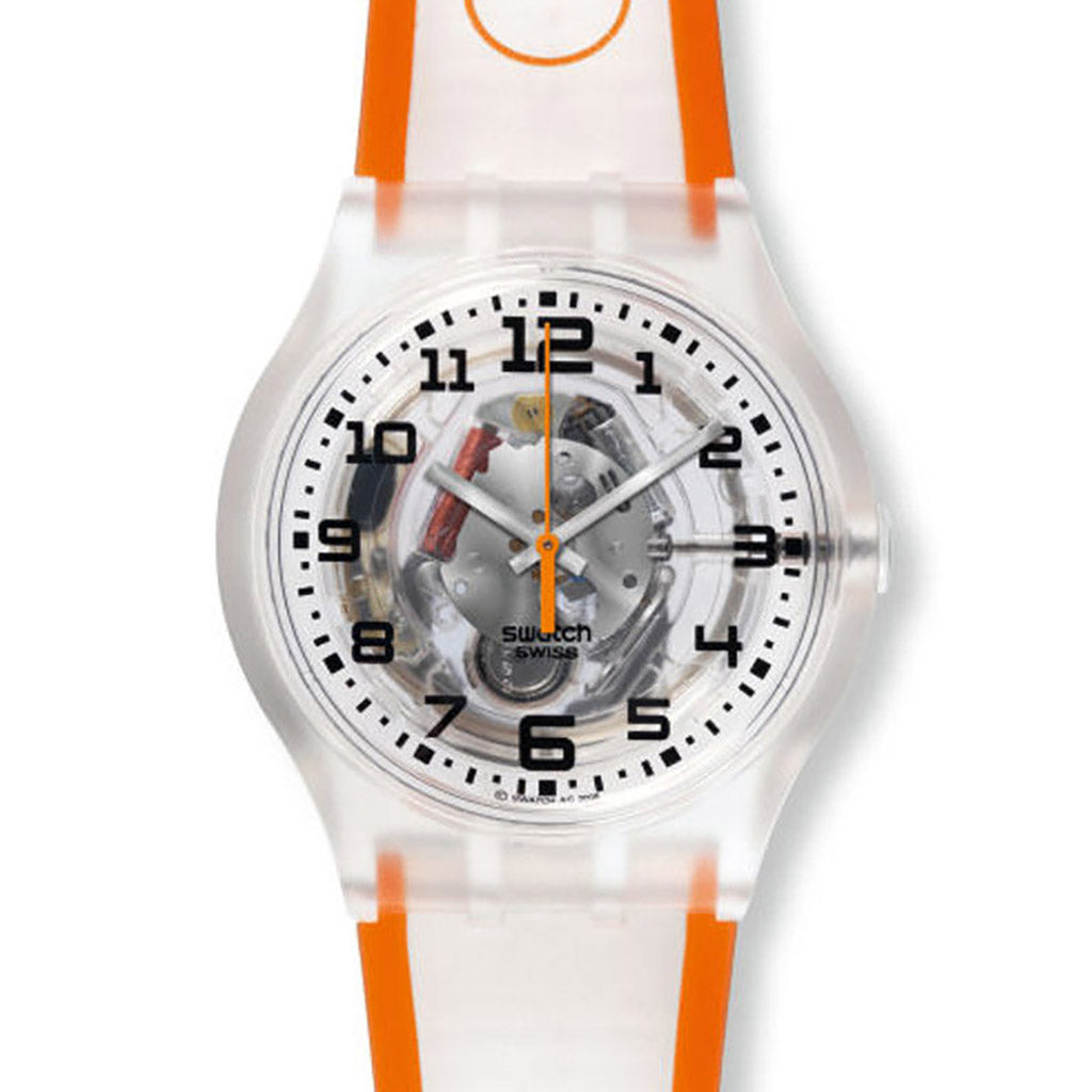 Swatch Jelly in Jelly Access Snow Sphere Orange SUMK200J-5