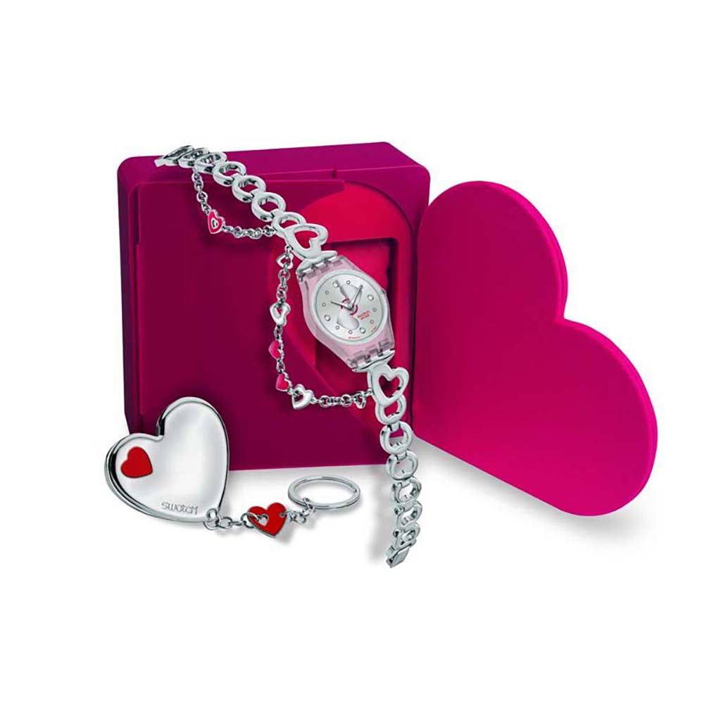 Swatch Lady Sparkling Love LK293G Valentins Special 2008