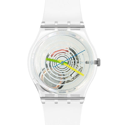 Swatch Gent Spinning Clear GK197K