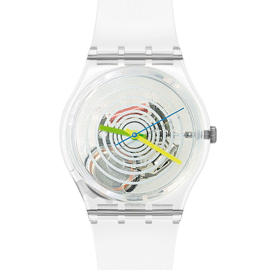 Swatch Gent Spinning Clear GK197K