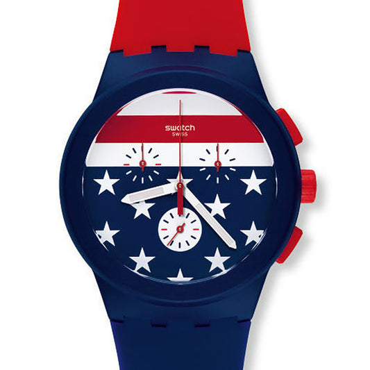 Swatch Chrono Plastic Special STARS & STRIPES SUSZ101