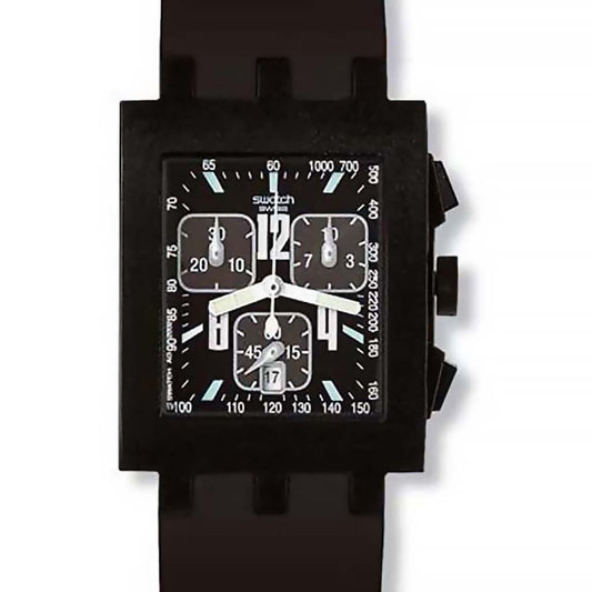 Swatch Square Chrono Straight Forward SUEB402