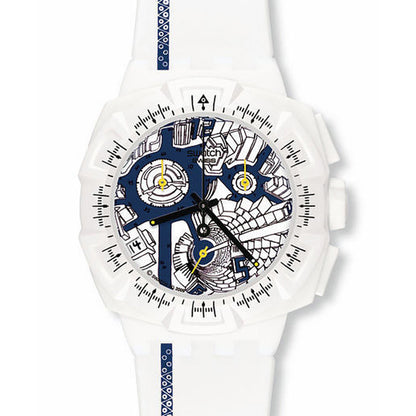 Swatch New Chrono Street Map Blue SUIW408