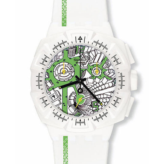 Swatch New Chrono Street Map Green SUIW409