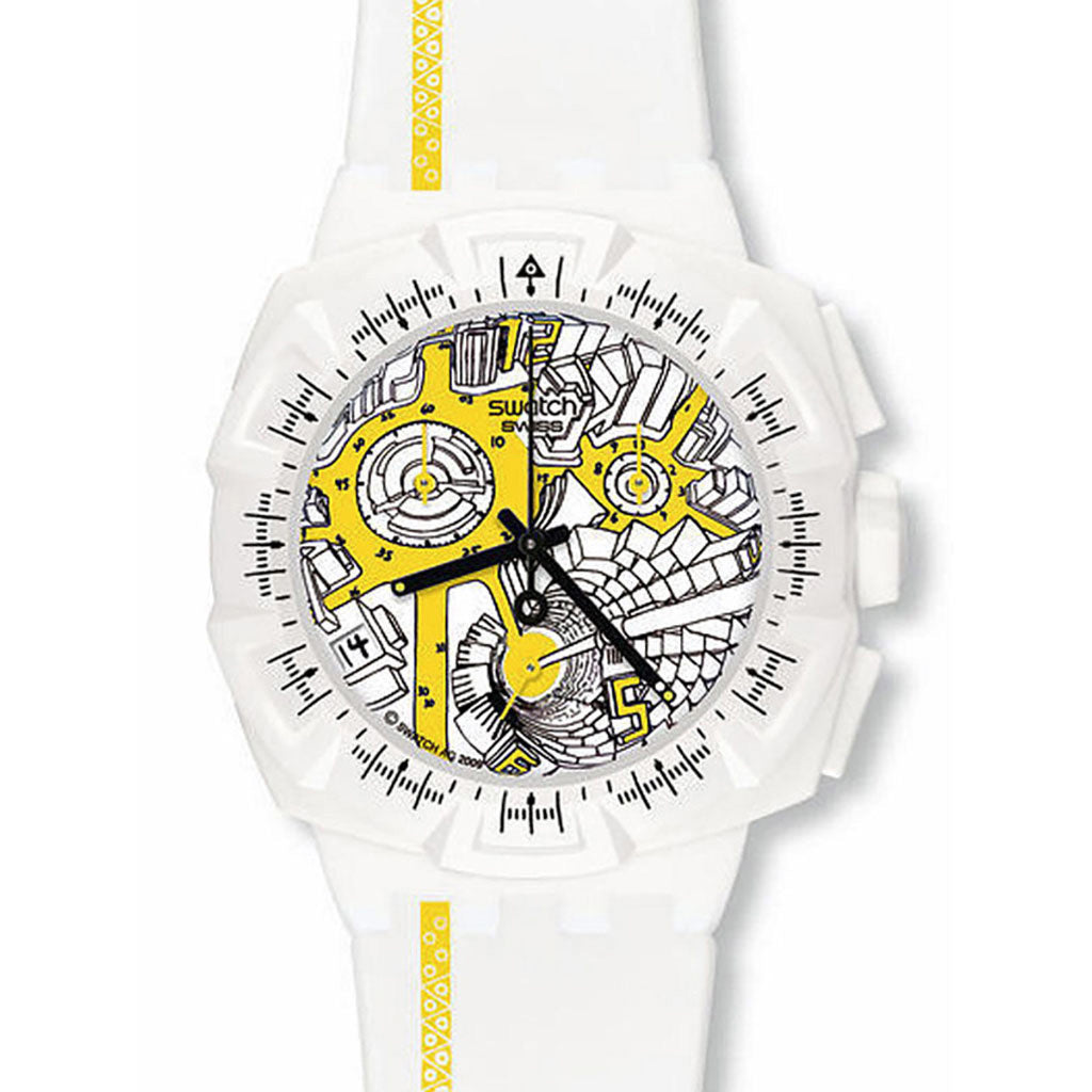 Swatch New Chrono Street Map Yellow SUIW410