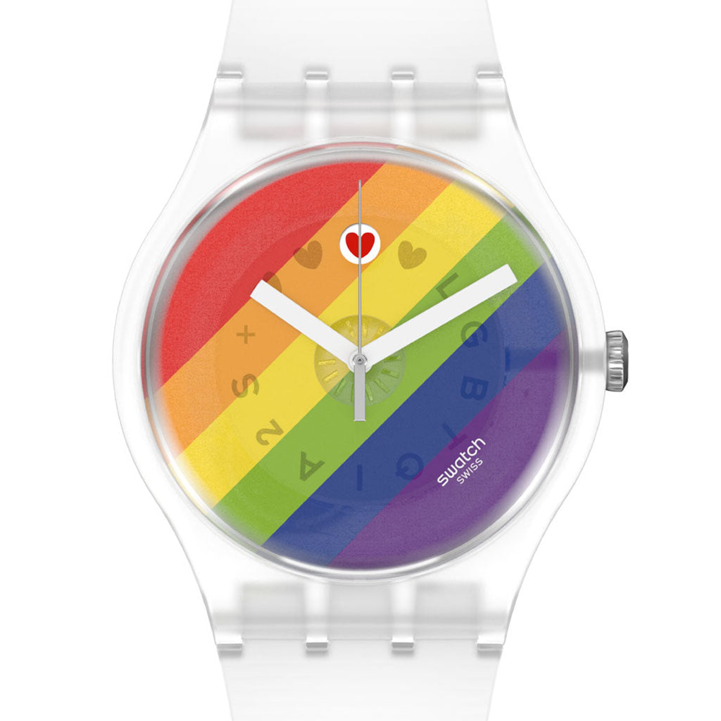 Swatch New Gent Stripe Fierce SO29K701