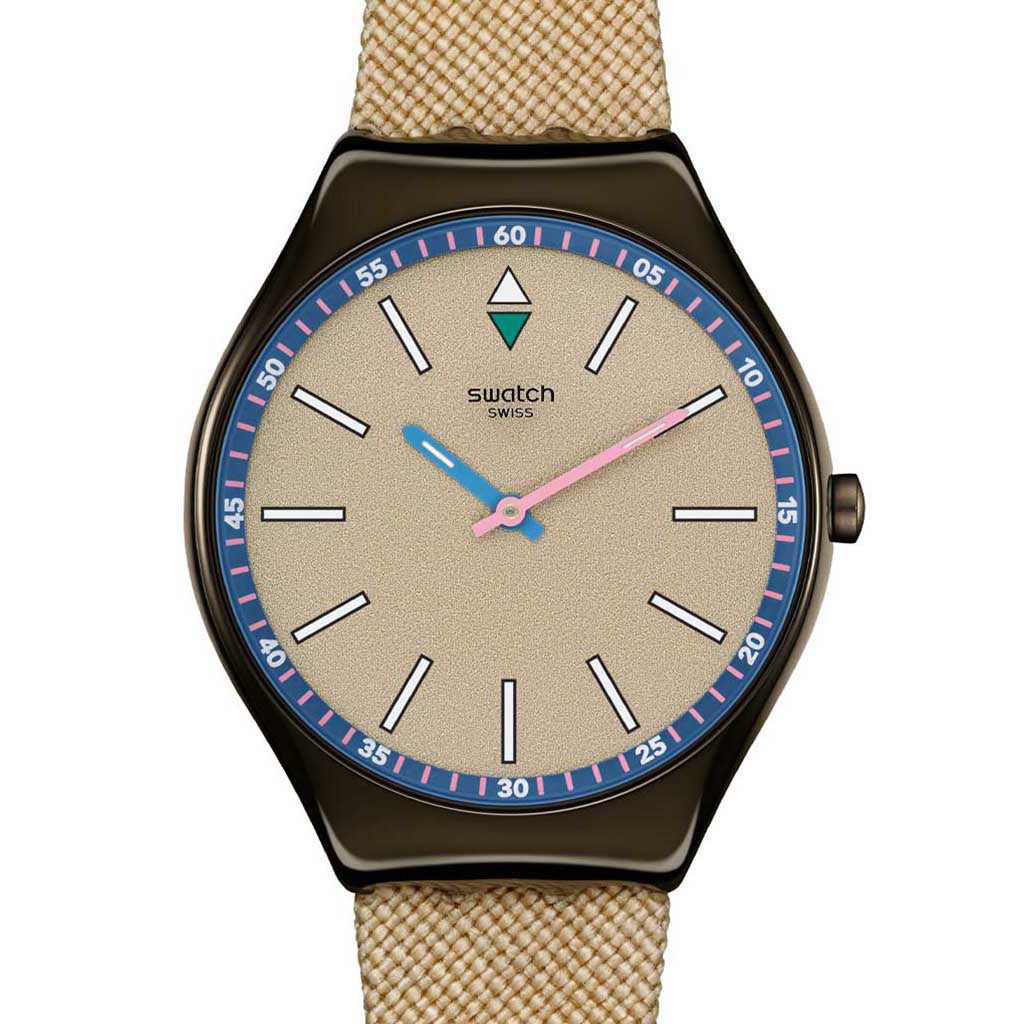 Swatch Armbanduhr Skin Irony SUNBAKED SANDSTONE SYXM100