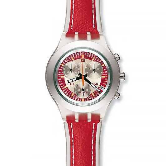 Swatch Irony Diaphane Chrono Suncherry SVCK4025PU
